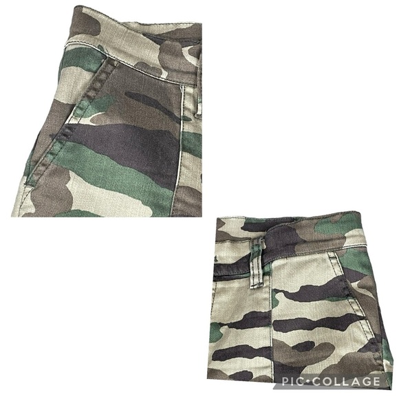 J. Crew 9" Cargo Toothpick Camo Print Pants Ankle Length - Waist 29 - Picture 6 of 12
